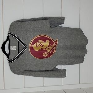 PINK Victoria's Secret Florida State University Seminoles grey mascot tee shirt
